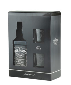 Jack Daniels 0,7l 40% GB + 2 pahare