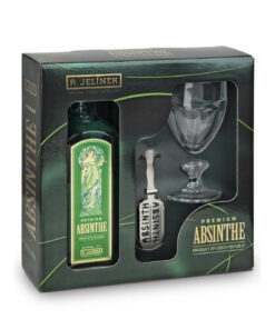 Premium Absinthe 70% 0,7l+lingură+pahar GB